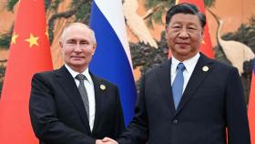 푸틴, '국빈방문' 中 베이징 도착…오늘 시진핑과 정상회담