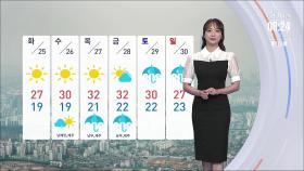 [날씨] 전국 곳곳에 황사비…남부지방 천둥·번개·돌풍 요란한 비