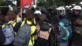 독일서 '극우당 반대' 시위 중 경찰관 2명 중상