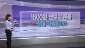 [따져보니] 강달러에 1450원마저 뚫린 환율…방어 가능한가