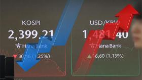 '韓 탄핵'에 환율 장중 1485원 뚫렸다…외국인 이탈에 증시도 '흔들'