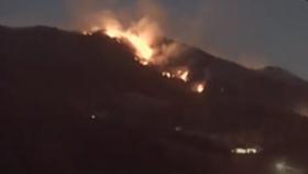경남 산청군 야산 화재로 160명 대피…'산불 3단계' 발령