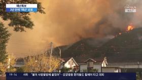 3년만에 ‘산불 재난 선포’…축제 취소에 입영도 연기