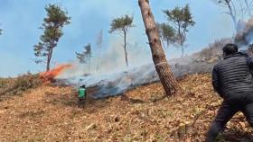 산청 산불 지리산 방어선까지 뚫렸다…무주에서도 산불 확산