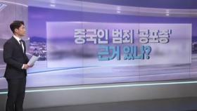 [따져보니] '중국인 범죄' 유독 많다?