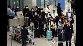 중국발 여행자 '급감'…한달새 1만8천여명 감소
