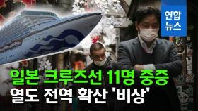 [영상] 일본 크루즈선 감염자 중 11명 중증…일본 열도도 전역 확산