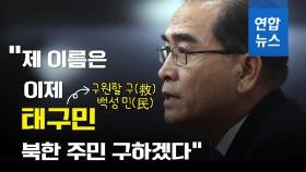 [영상] 태영호, 가명 '태구민'으로 총선 출마하는 이유?