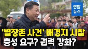 [영상] 시진핑, '별장촌 사건' 배경지 시찰…'충성 요구' 시각도