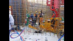 부산 공사장서 콘크리트 타설기 넘어져…근로자 4명 부상(종합)