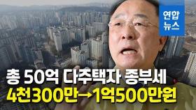 [영상] 다주택자 종부세 '폭탄'…시가 50억원에 세금 1억원이상
