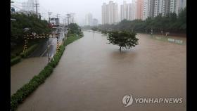 부산 영도 1시간 동안 68.5㎜…부산시 재난안전대책본부 가동