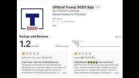 미국 10대 틱톡 이용자들, 트럼프 대선 앱에 '별점 최하점 테러'
