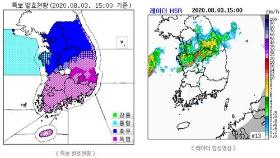 중부 호우·남부 폭염…찬·더운 공기 이례적인 힘겨루기 탓