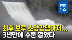 [영상] 결국 소양강댐 수문도 열었다…16시간 뒤 서울 한강 도착