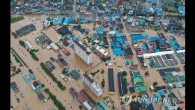 광주·전남 밤새 호우 소강…강 인근 침수 지역 물 안 빠져
