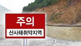 서울 중랑·강북·노원·도봉구에 11일 오전 산사태주의보(종합)