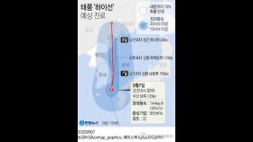 '하이선' 부산 남쪽 해상으로 들어서…오전 9시 최근접(종합)