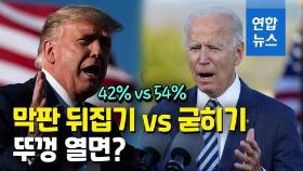[영상] 바이든 54%, 트럼프 42%…막판 여론조사서 지지율 격차 커