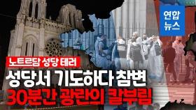 [영상] 佛 노트르담 성당 참수 테러에 3명 사망…