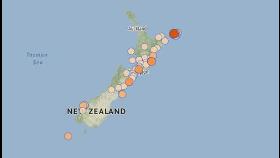 뉴질랜드 해역서 세차례 강진…규모 8.1 지진에 쓰나미 경보도(종합3보)