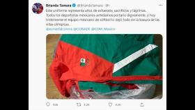 [올림픽] 멕시코 소프트볼 대표팀, 유니폼 쓰레기통 버렸다 징계 위기