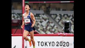 -올림픽- 우상혁, 남자 높이뛰기 한국신기록…2ｍ35