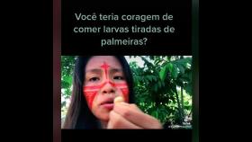 아마존 정글 22살 원주민 여성 틱톡 스타 등극