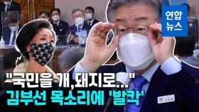 [영상] '대장동 국감'에 등장한 김부선 목소리…이재명 반응은?