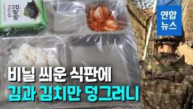 [영상] 먹거리만은 책임진다 했지만…육군 부대 부실급식 여전