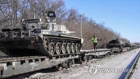 러, 소련시절 구식철도로 돈바스 전선 보급