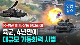 [영상] 육군, 4년만에 대규모 기동화력 시범…25개국에 위용 과시