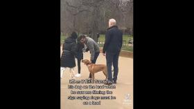 영국 총리, 공원에서 개 목줄 풀어놨다가 경찰 지적받아
