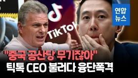 [영상] 틱톡 CEO, 미 하원 청문회서 난타…