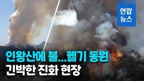 [영상] 서울 인왕산 불…홍제동 개미마을 등 대피 안내