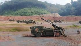 中, '반군 공세' 미얀마 국경 인근서 포병사격 등 대규모 훈련(종합)