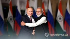 러와 '특별 관계' 인도 모디 총리, 5선 성공 푸틴에 축하 메시지