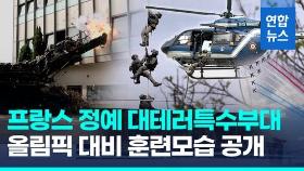 [영상] 프랑스 도착한 올림픽 성화 '대환영'…대테러특수부대 훈련 공개