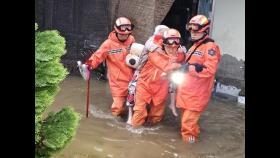 충북 영동 120㎜ 기습 폭우…저지대 주민들 긴급 대피(종합)