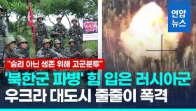 [영상] '북한군 파병' 등에 업은 러시아, 우크라 대도시 줄줄이 폭격