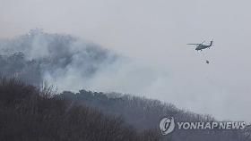 울주 산불 밤새 피해면적 278㏊로 45%↑…사흘째 진화 총력(종합)