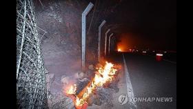 의성산불 동해안 영덕까지 확산…지품면 일대 단전