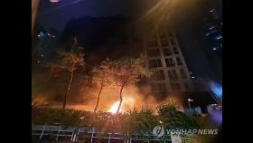 경찰, 광명 화재 필로티 주차장 CCTV 확보…