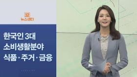 [사이드 뉴스] 한국인 3대 소비생활분야 '식품·주거·금융' 外 / 연합뉴스TV (YonhapnewsTV)