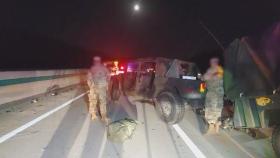 [사건사고] 3.5톤 트럭, 미군 험비 들이받아…미군 3명 부상 / 연합뉴스TV (YonhapnewsTV)