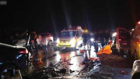 [사건사고] 영월 38번 국도에서 7중 추돌사고…7명 부상