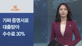 [사이드 뉴스] 가짜 재직증명 이용 수수료 30% '작업대출' 기승 外