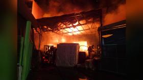 대전 침대 공장서 불…주민 110여명 대피