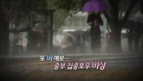 [영상구성] 또 비 예보…중부 집중호우 '비상'