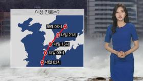 [날씨] 중부지방 폭우…내일 태풍 '장미' 남부·제주 관통